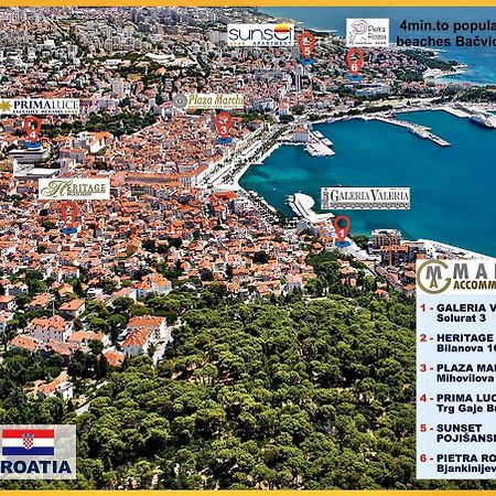 Pietra Rossa Hotel Split Exterior photo